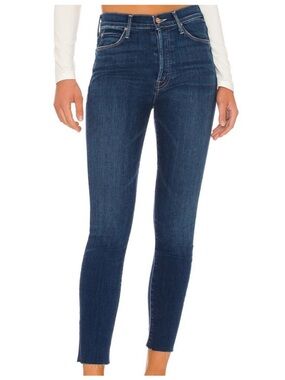 Mother the Stunner Ankle Fray Sweet Lime EUC $248 Size 27